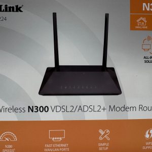 Modem VDSL2/ADSL2+ N300 à 4 ports DSL-224